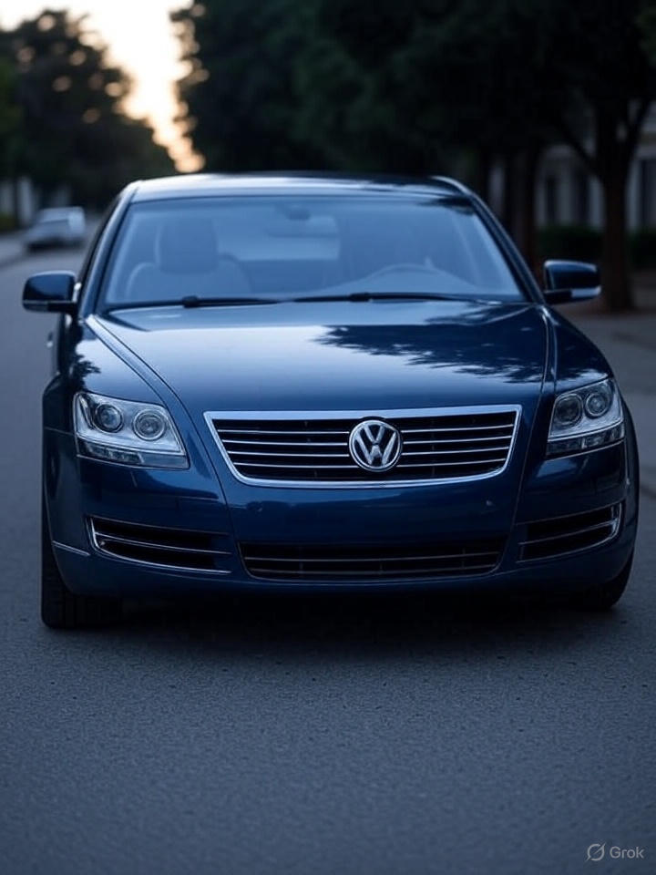 An AI generated image of a VW Phaeton